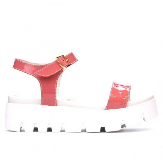 Sandali da donna 5034 vernice rosa