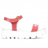 Sandali da donna 5034 vernice rosa
