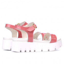 Sandali da donna 5034 vernice rosa