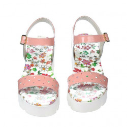 Sandali da donna 5034 vernice rosa