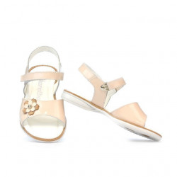 Sandali bambini piccoli 55c vernice nudo