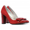 Scarpe eleganti da donna 1262 rosso antilope combinato