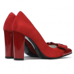 Scarpe eleganti da donna 1262 rosso antilope combinato