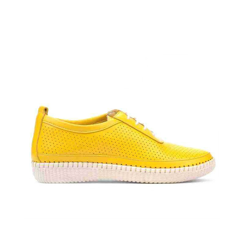 Mocassini donna 688 giallo