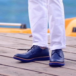 Scarpe casual uomo 831-1 indaco