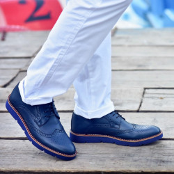 Scarpe casual uomo 831-1 indaco lifestyle