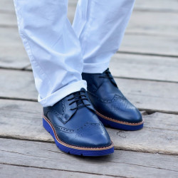 Scarpe casual uomo 831-1 indaco