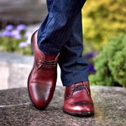 Scarpe eleganti uomo 828-1 a marrone lifestyle