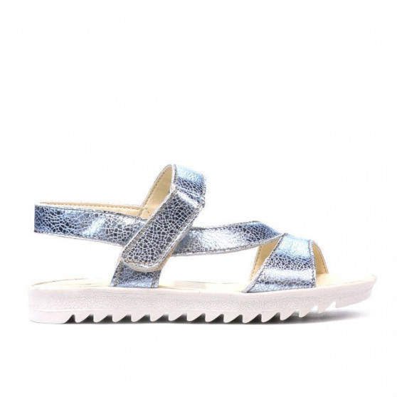 Sandali per bambini 525 blu argento
