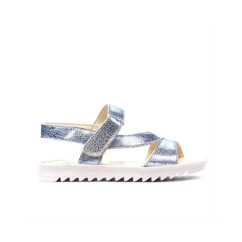 Sandali per bambini 525 blu argento