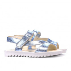 Sandali per bambini 525 blu argento