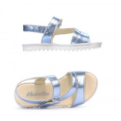 Sandali per bambini 525 blu argento