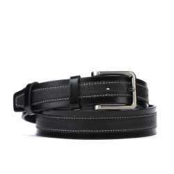 Cintura uomo 18b nero+biz nero