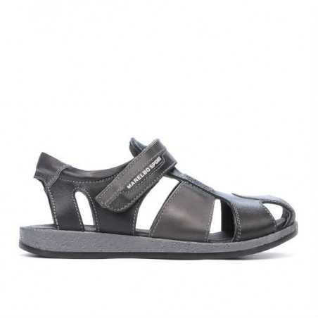 Sandali bambini 324 nero+grigio