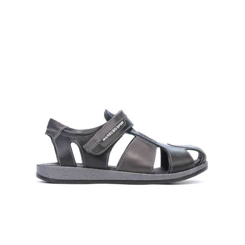 Sandali bambini 324 nero+grigio