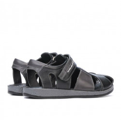Sandali bambini 324 nero+grigio