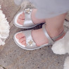 Sandali per bambini 524 vernice grigia