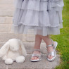 Sandali per bambini 524 vernice grigia