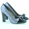 Scarpe eleganti donna 1226 vernice viola chiaro + nero