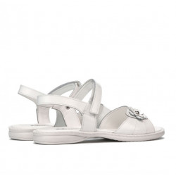 Sandali bambini 524 vernice bianca