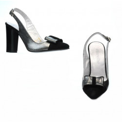 Sandali donna 1267 nero antilope combinato