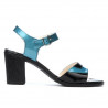 Sandali donna 5042 blu+nero