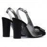 Sandali donna 1267 nero antilope combinato