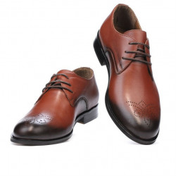 Scarpe eleganti uomo 878 a cognac