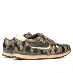 Scarpe sportive uomo 833 caffè camouflage