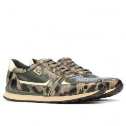 Scarpe sportive uomo 833 caffè camouflage