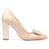 Scarpe eleganti donna 1262 vernice avorio