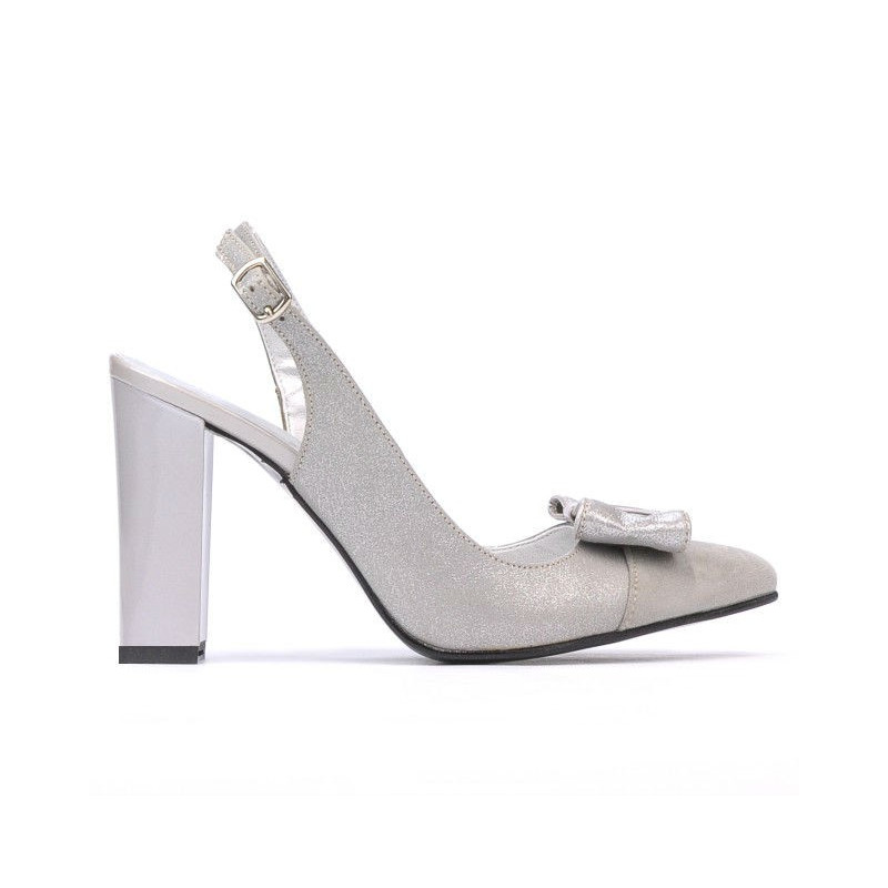 Sandali donna 1267 grigio antilope combinato