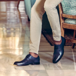 Scarpe eleganti uomo 878 a indaco