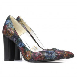 Scarpe eleganti donna 1261 nero pastello
