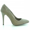 Scarpe eleganti da donna 1230 camoscio capuccino