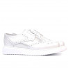 Scarpe casual donna 663-2 bianco perlato combinato