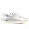 Sneakers donna 694 bianco madreperla combinato