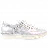 Sneakers donna 694 bianco madreperla combinato