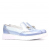 Scarpe casual donna 659-1 blu perlato combinato