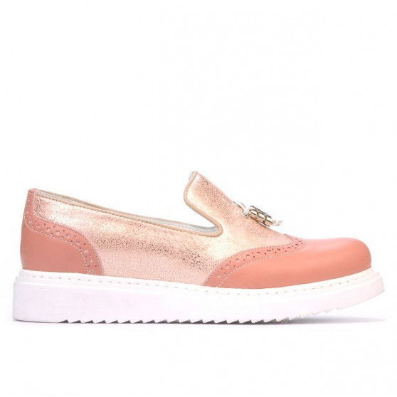 Scarpe casual donna 659-1 rosa combinato