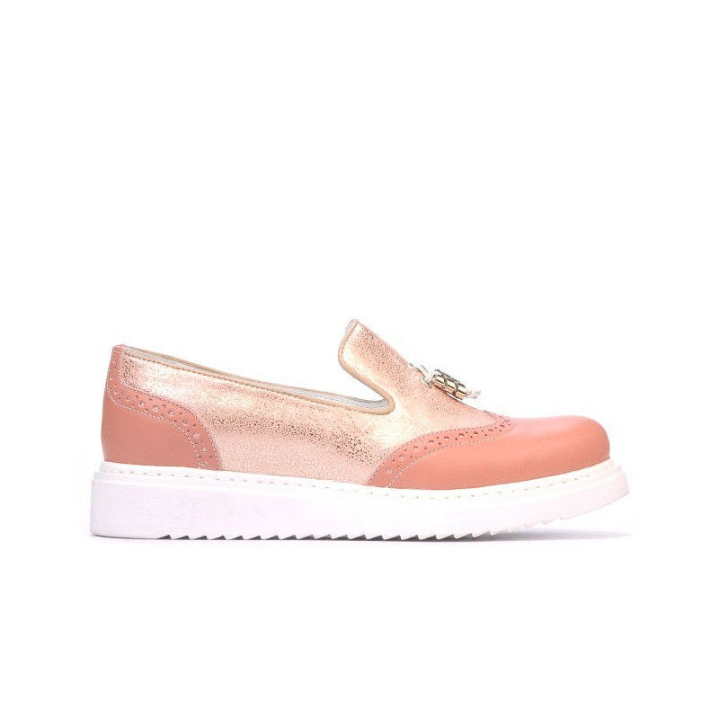 Scarpe casual donna 659-1 rosa combinato