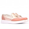 Scarpe casual donna 659-1 rosa combinato
