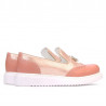 Scarpe casual donna 659-1 rosa combinato