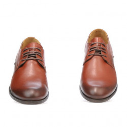 Scarpe eleganti adolescenti 371 a cognac