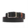 Cintura uomo 09b bicolore nero+marrone chiaro