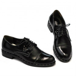 Scarpe casual donna 696 vernice nera