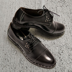 Scarpe casual donna 696 vernice nera