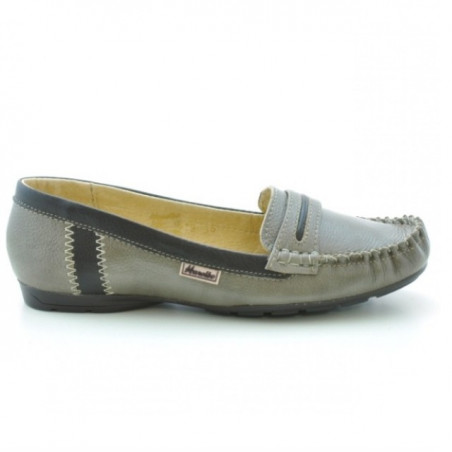 Mocassini donna 619 sabbia+caffè