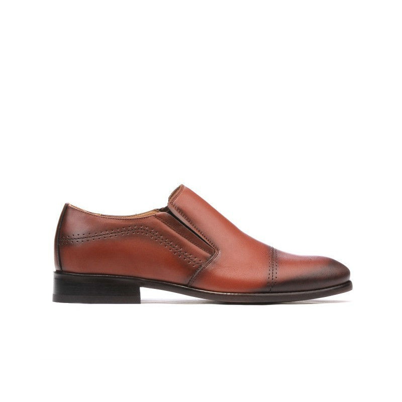 Scarpe eleganti uomo 877m a cognac