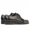 Scarpe casual donna 696 vernice nera combinata